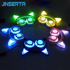 Glowing cat Gaming Headset