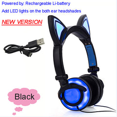 Glowing cat Gaming Headset