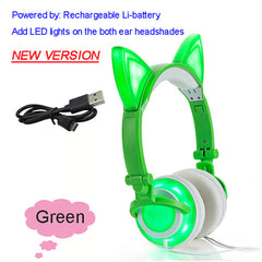Glowing cat Gaming Headset