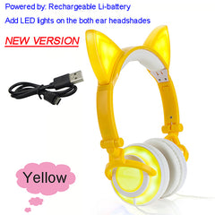 Glowing cat Gaming Headset